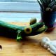 A Crocodile Cucumber watches over a Bacon Moussé baby